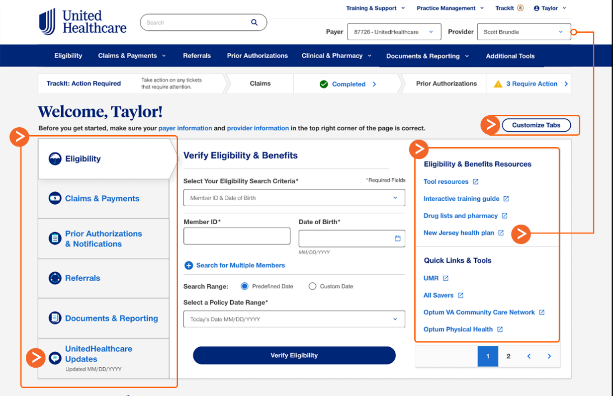 Portal New Look Plus More Personalization Healthcare Business united-healthcare-providers-2025-plans-images-references-ahanu-storm
